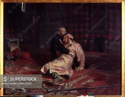Ivan The Terrible And His Son Ivan On Friday November By Repin Ilya Yefimovich