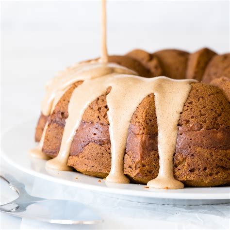 Pumpkin Bundt Cake Cream Cheese Filling Gluten Free Bright Eyed Baker