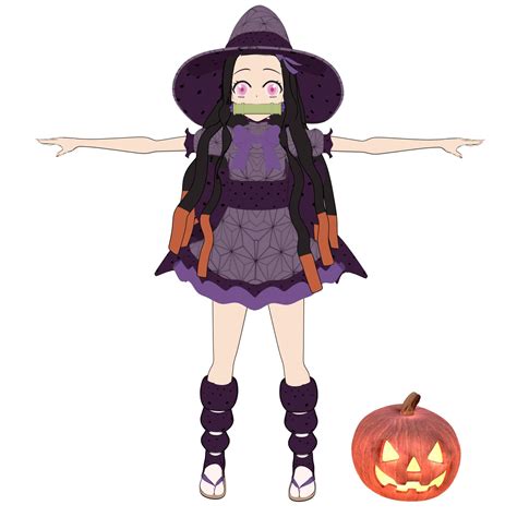 Nezuko Halloween 3d Model By Ryanmaicol