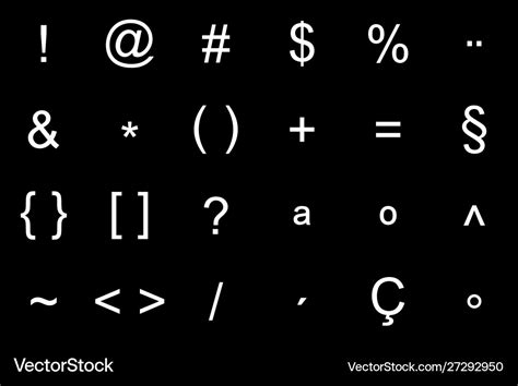 Mac Keyboard Symbols Vector Garrypure