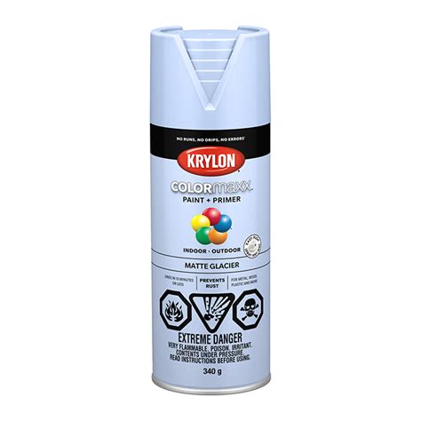 Krylon Colormaxx Paint And Primer In One Aerosol Spray Acrylic Based