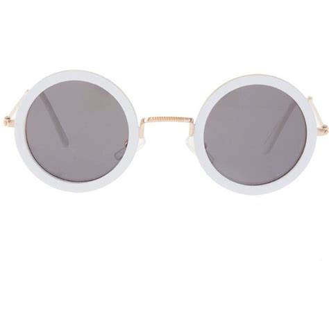Asos White Round Sunglasses Round Sunglasses Round Metal Sunglasses