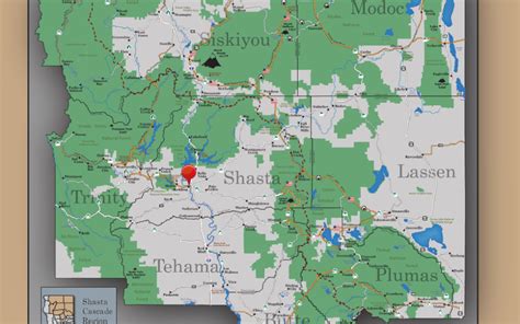 Maps And Transportation In Shasta County