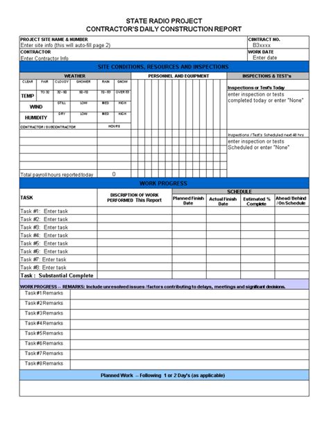 Excel Daily Report Templates At Allbusinesstemplates Pertaining To