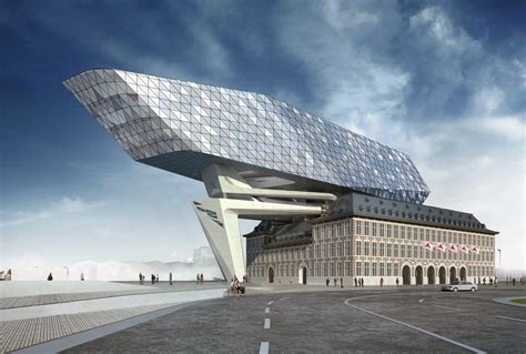 Aeccafe Port House In Antwerp Belgium By Zaha Hadid Architects