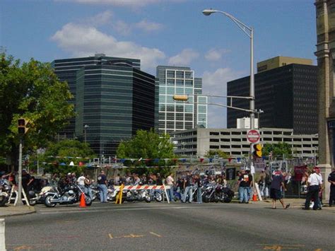 Newark Nj Motorcycle Group In Downtown Newark In Summer 2004 Photo Picture Image New