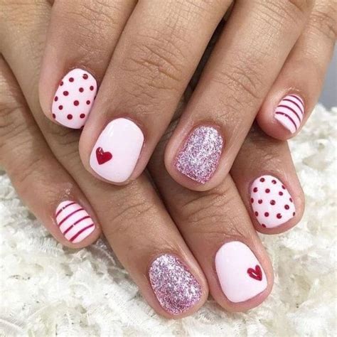 50 Adorable Valentines Day Nail Art Designs Ideas Style Female