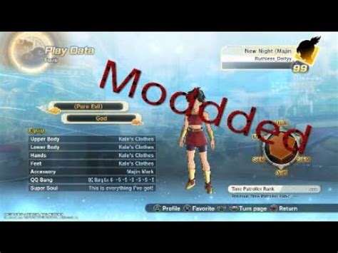 Another Trash Modder Ruthless Deityy Dragonball Xenoverse