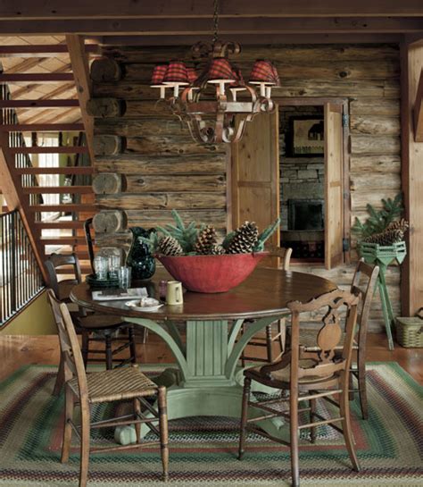 Interior decorating plans for your home bar. Log Cabin House Tour - Decorating Ideas for Log Cabins