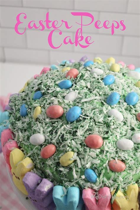 How To Make Easter Marshmallow Peeps Cake How To Make Easter Mars