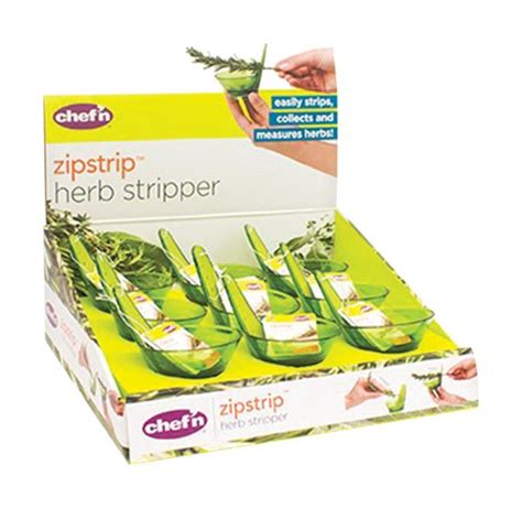 Chefn Zipstrip Green Plastic Herb Stripper Paintplace New York