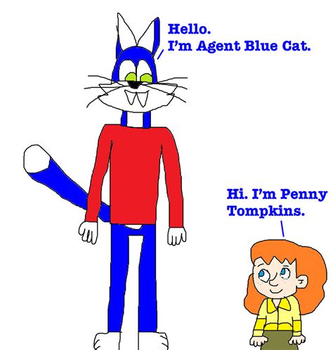 Agent Blue Cat Meeting Penny Tompkins By Mjegameandcomicfan89 On Deviantart
