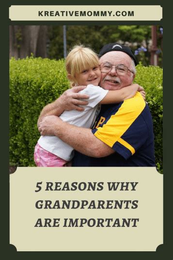 5 Reasons Why Grandparents Are Important For Kids Kreativemommy