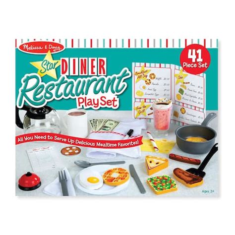 Melissa And Doug® Star Diner Restaurant Play Set Kitchen And Food Michaels
