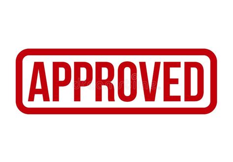 Approved Rubber Stamp Approved Stamp Seal â€ Vector Stock Vector