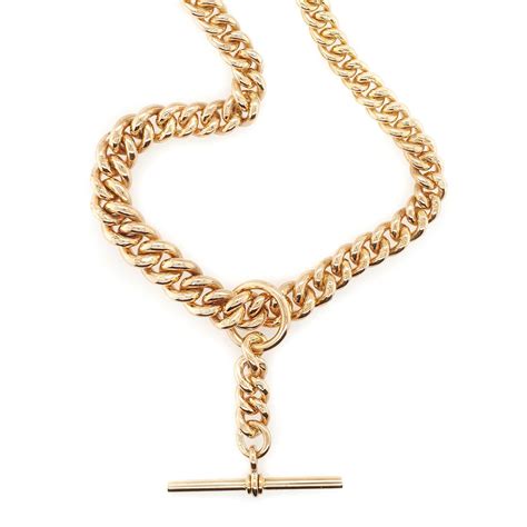 Handmade 9ct Gold Fob Chain Troy Obrien Fine Jewellery
