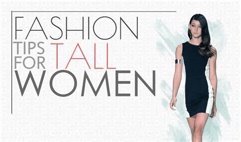 fashion tips for tall women infographic visualistan