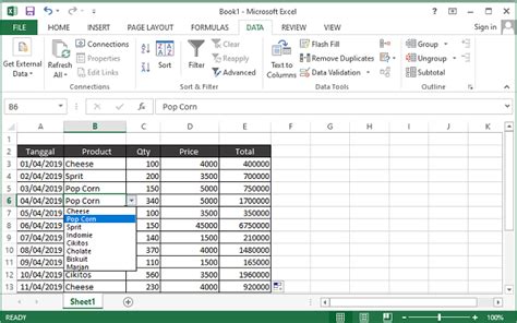 Cara Membuat Drop Down List Excel Caraseru Com