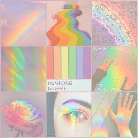 Rainbows~ Aesthetic Images Aesthetic Wallpapers Types Of Aesthetics