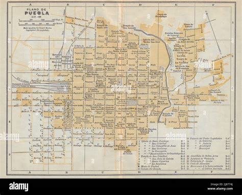 Plano De Puebla México Mapa De La Ciudad Ciudad Plan De La Ciudad