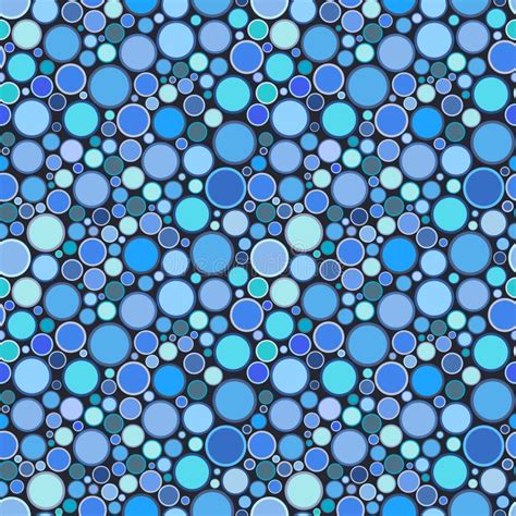 Cool Bubbles Seamless Pattern Stock Vector Illustration Of Shapes