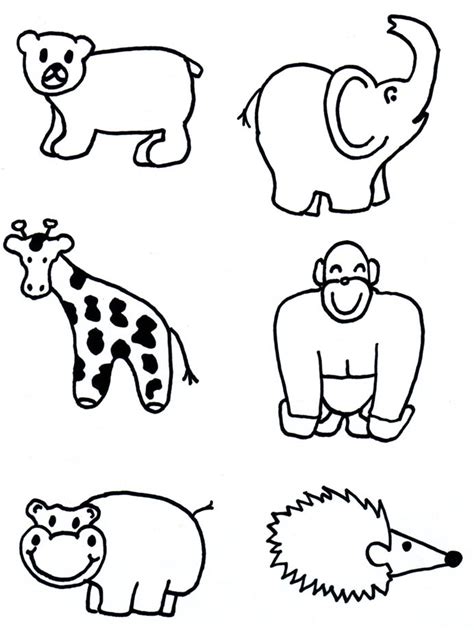 This tutorial uses simple circles to create the form of a pig and shows a simple line technique to draw the joints of the legs. Pictures Of Zoo Animals To Draw | Pictures of Nnature