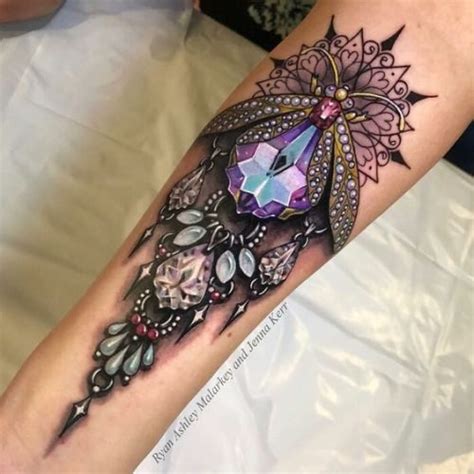 American Tattoo Artist Creates Stunning Jewelry Inspired Tattoos For A