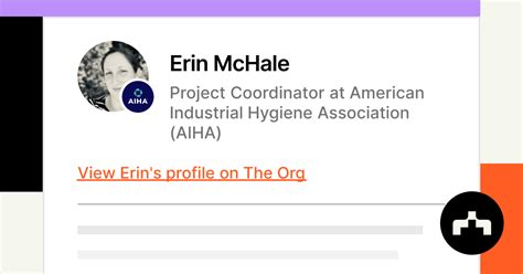 Erin Mchale Project Coordinator At American Industrial Hygiene