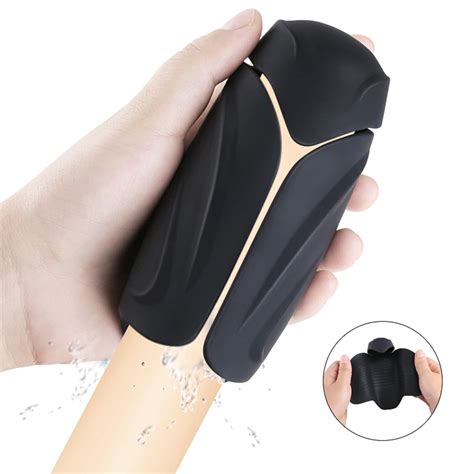 vibrating male masturbator stroker rechargeable penis vibrator trainer sex toy ebay