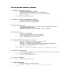 Annual Review Meeting Agenda | Meeting agenda, Meeting agenda template, Annual review