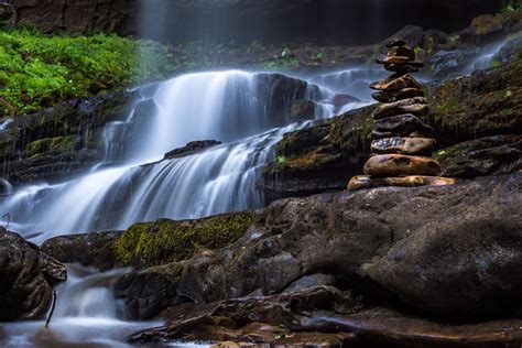 Balancing Stones On Waterfalls · Free Stock Photo