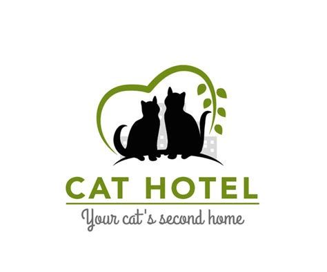 cat-hotel-logo-design | Hotel logo design, Pet logo design, Cat logo design