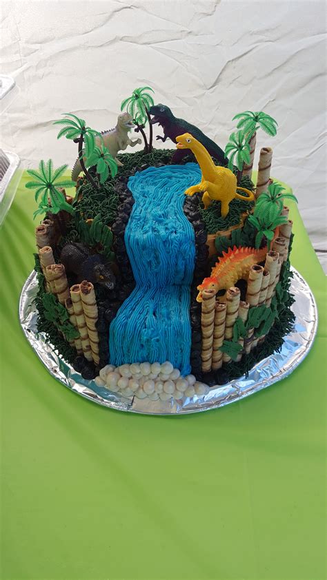 Dino Cake For My Sons Birthday He Loved It Rbaking