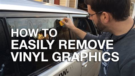 Spray goo gone either the residue itself then lay a cloth/paper towel over the top. How To Easily Remove Vinyl Graphics and Stickers from your ...
