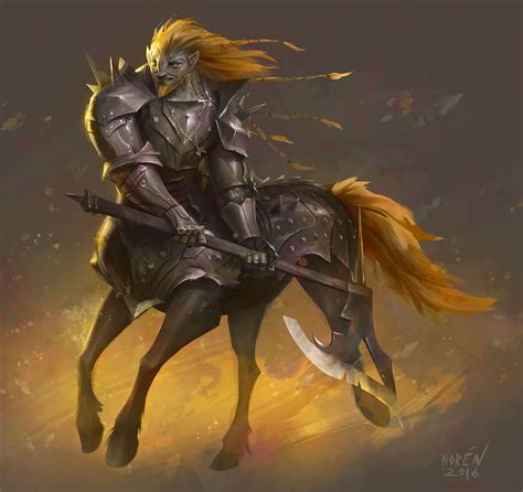 Centaur Dark Knight Magnus Norén On Artstation At