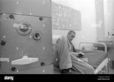 Male Prisoner In His Cell Hmp Winchester Winchester Hampshire United Kingdom 10 May 2001