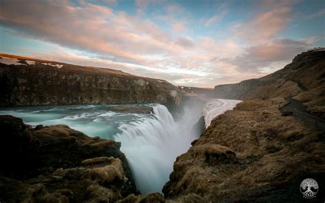 Gullfoss Iceland In May At Sunset 6016x3760 Oc Iceland In May