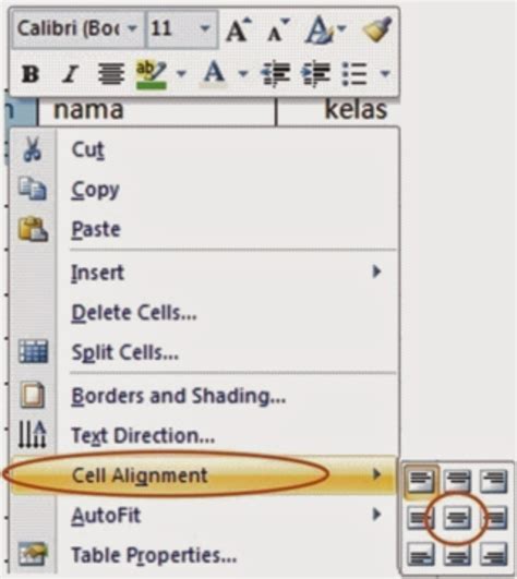 Membuat Dan Mendesain Tabel Di Microsoft Word Belajar Microsoft