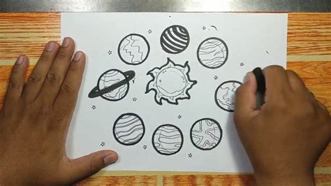How To Draw Planets Step By Step Youtube