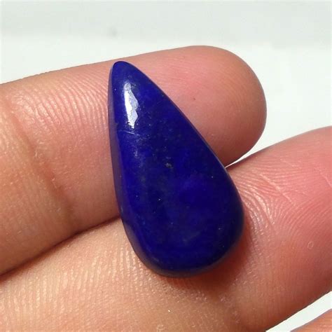 128 Carat 20x118 Mm Natural Top Quality Blue Lapis Lazuli Pear Shape