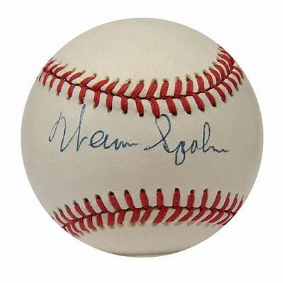 Spahn Warren Signed Baseball Active Listings Pricing