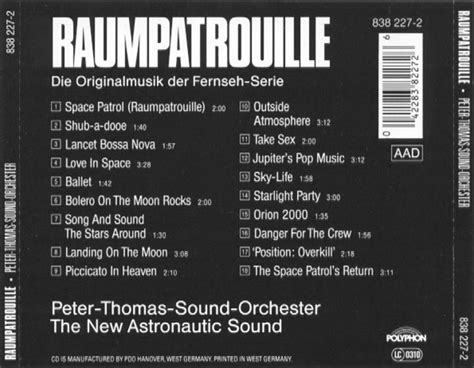 Peter Thomas Sound Orchester Raumpatrouille 1966 1989 Polyphon