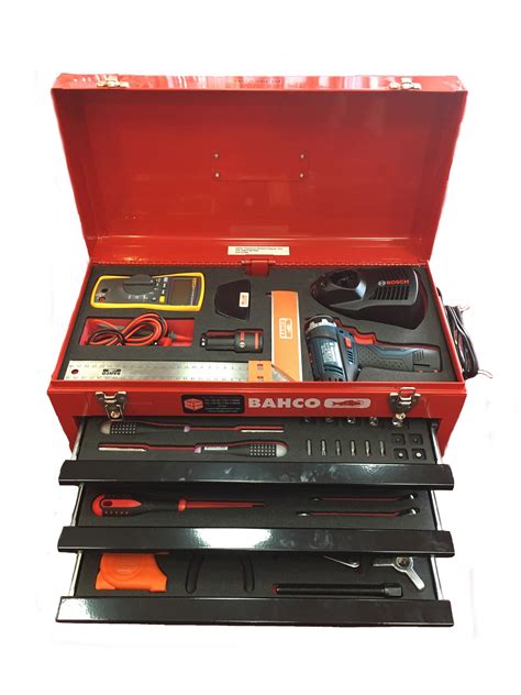 Rba2 Mechanic Step Stool Case Kit Includes 147 Metric Tools Red Box