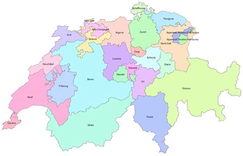 The most common swiss suisse carte material is ceramic. La Suisse : le fédéralisme et les cantons - Paloo Blog