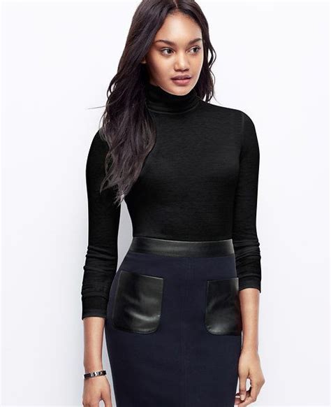 Crafted From Incredibly Soft Jersey This Wear Anywhere Turtleneck Is