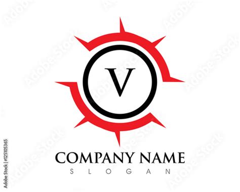 Circle V Letter Logo Stock Image And Royalty Free Vector Files On