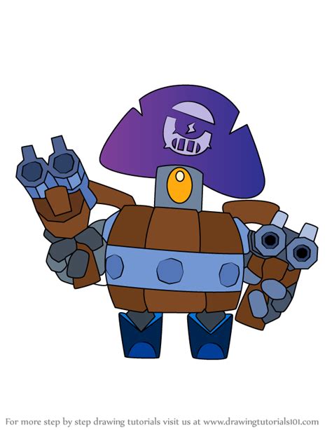 Darryl is also good in brawl ball as he can use his super to knockback the enemies and take the ball. Learn How to Draw Darryl from Brawl Stars (Brawl Stars ...