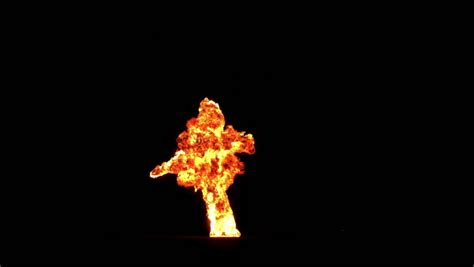 A Huge Slow Motion Explosion Stock Footage Video Royalty Free