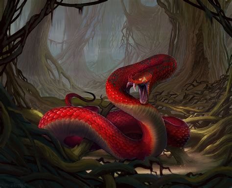 Fantasy Animals Animal Snake 2k Wallpaper Hdwallpaper Desktop