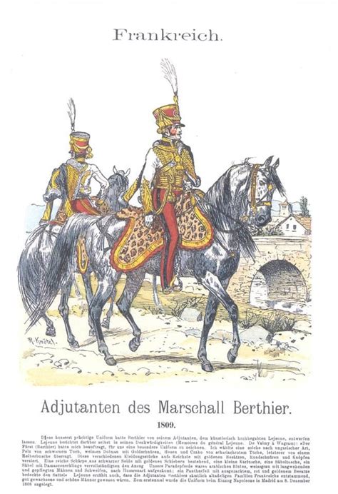 Band Xiv 37 Frankreich Adjutanten Des Marschalls Berthier 1809